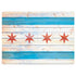 Chicago Flag Light Wood Surface Laptop 2 Skin