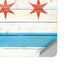 Chicago Flag Light Wood Surface Laptop Studio Skin