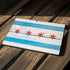 Chicago Flag Light Wood Surface Pro 7 Skin
