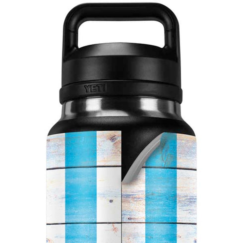 Chicago Flag Light Wood YETI Rambler 36oz Bottle Skin