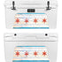 Chicago Flag Light Wood YETI Tundra 65 Hard Cooler Skin