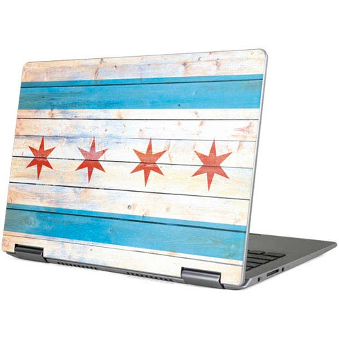 Chicago Flag Light Wood Yoga 710 14in Skin