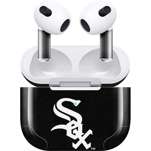 MLB Chicago White Sox - Solid Distressed Apple AirPods (3rd Gen 2021) Skin