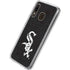 MLB Chicago White Sox - Solid Distressed Galaxy A20 Clear Case