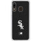 MLB Chicago White Sox - Solid Distressed Galaxy A20 Clear Case