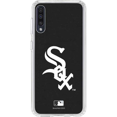 MLB Chicago White Sox - Solid Distressed Galaxy A50 Clear Case