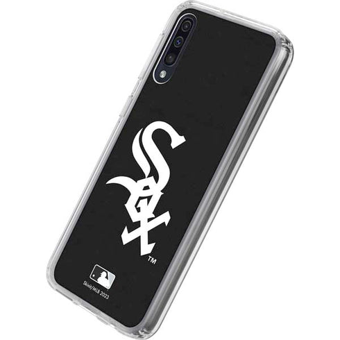 MLB Chicago White Sox - Solid Distressed Galaxy A50 Clear Case