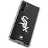 MLB Chicago White Sox - Solid Distressed Galaxy A54 5G Clear Case