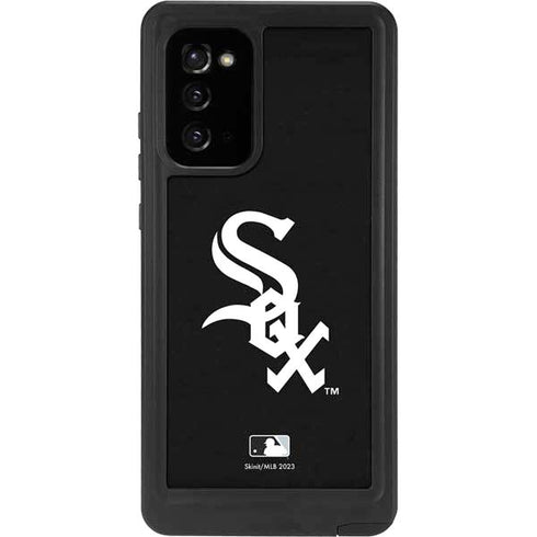 MLB Chicago White Sox - Solid Distressed Galaxy Note20 5G Waterproof Case