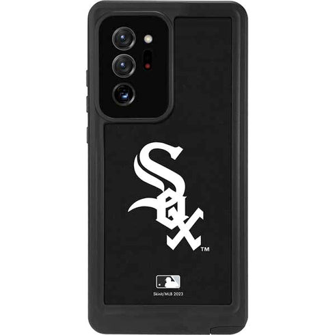 MLB Chicago White Sox - Solid Distressed Galaxy Note20 Ultra 5G Waterproof Case