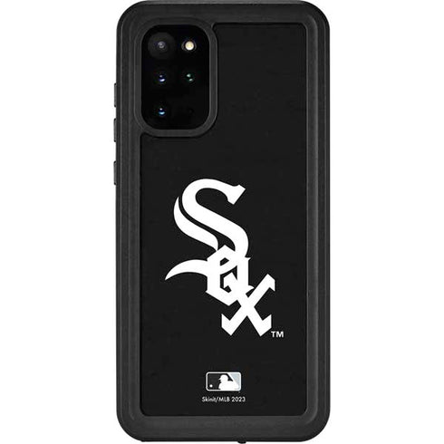 MLB Chicago White Sox - Solid Distressed Galaxy S20 Plus Waterproof Case