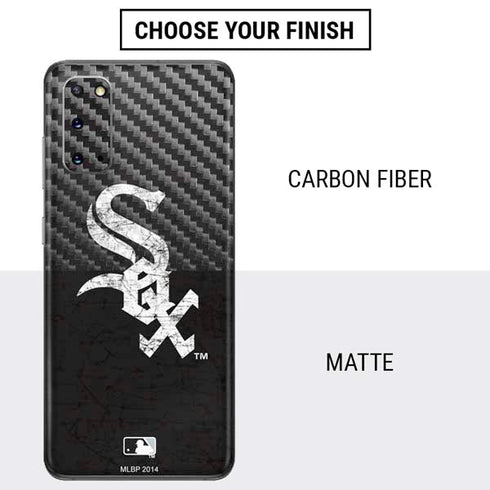 MLB Chicago White Sox - Solid Distressed Galaxy S20 Skin
