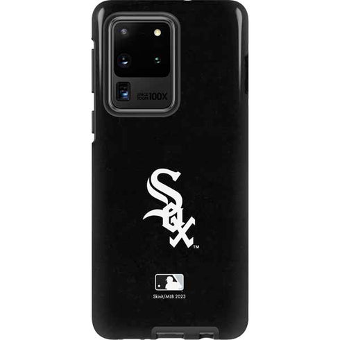 MLB Chicago White Sox - Solid Distressed Galaxy S20 Ultra 5G Pro Case