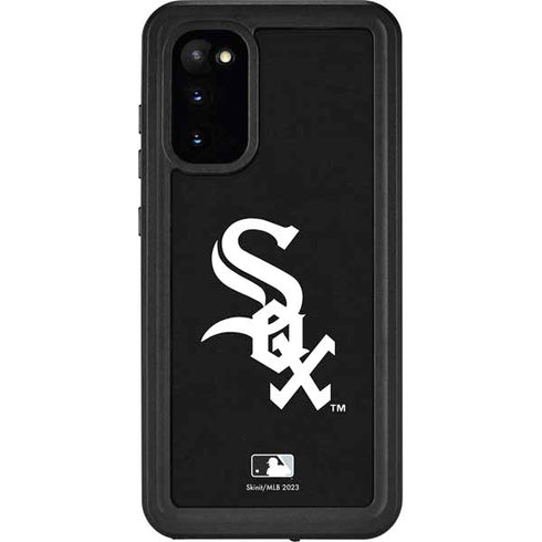 MLB Chicago White Sox - Solid Distressed Galaxy S20 Waterproof Case