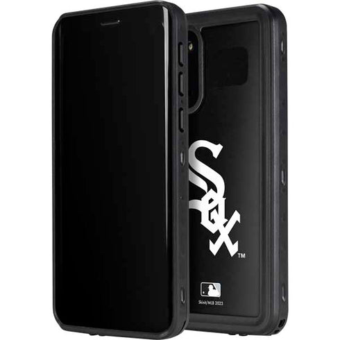 MLB Chicago White Sox - Solid Distressed Galaxy S20 Waterproof Case