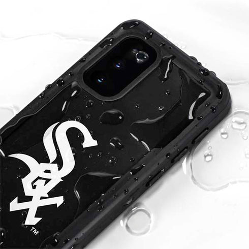 MLB Chicago White Sox - Solid Distressed Galaxy S20 Waterproof Case