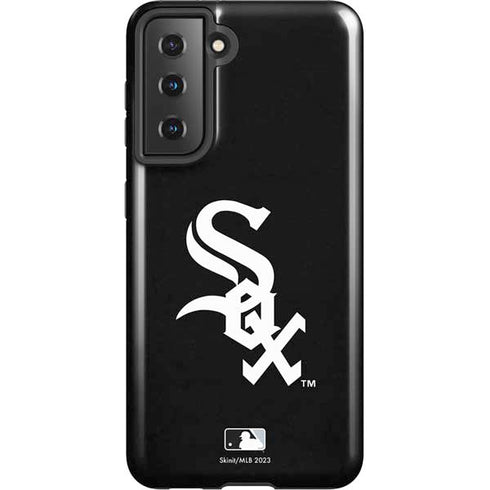 MLB Chicago White Sox - Solid Distressed Galaxy S21 5G Pro Case