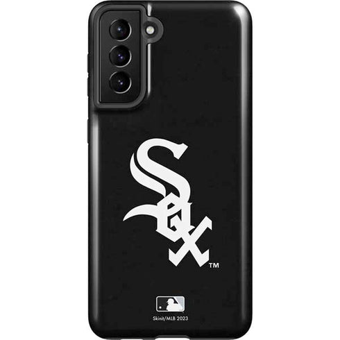 MLB Chicago White Sox - Solid Distressed Galaxy S21 Plus 5G Pro Case