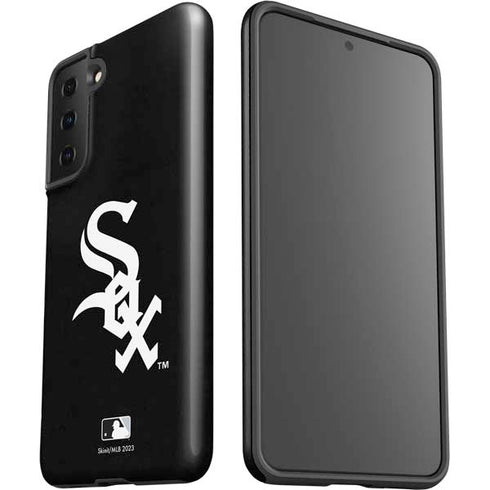 MLB Chicago White Sox - Solid Distressed Galaxy S21 Plus 5G Pro Case