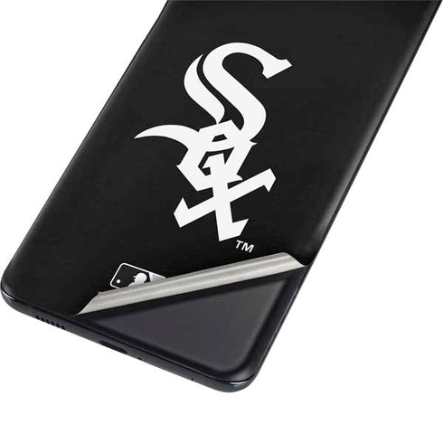 MLB Chicago White Sox - Solid Distressed Galaxy S21 Ultra 5G Skin