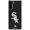 MLB Chicago White Sox - Solid Distressed Galaxy S22 Plus Clear Case