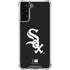 MLB Chicago White Sox - Solid Distressed Galaxy S22 Plus Clear Case