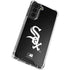 MLB Chicago White Sox - Solid Distressed Galaxy S22 Plus Clear Case
