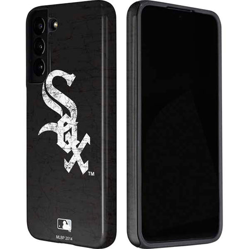 MLB Chicago White Sox - Solid Distressed Galaxy S22 Pro Case