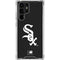 MLB Chicago White Sox - Solid Distressed Galaxy S22 Ultra Clear Case