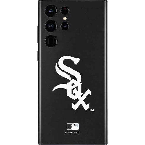 MLB Chicago White Sox - Solid Distressed Galaxy S22 Ultra Skin
