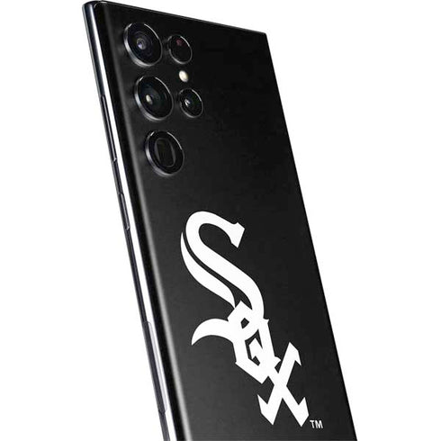 MLB Chicago White Sox - Solid Distressed Galaxy S22 Ultra Skin