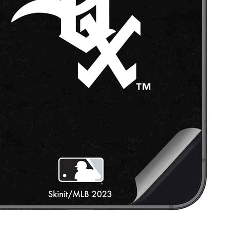 MLB Chicago White Sox - Solid Distressed Galaxy S23 FE Skin