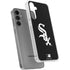 MLB Chicago White Sox - Solid Distressed Galaxy S24 Plus Clear Case