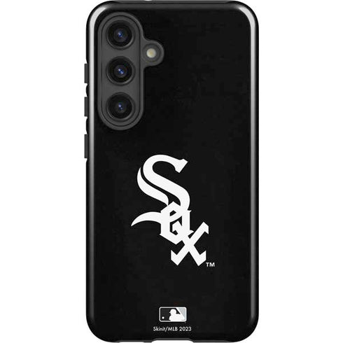 MLB Chicago White Sox - Solid Distressed Galaxy S24 Plus Impact Case