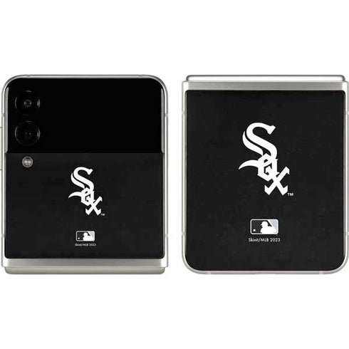 MLB Chicago White Sox - Solid Distressed Galaxy Z Flip3 5G Skin