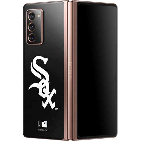 MLB Chicago White Sox - Solid Distressed Galaxy Z Fold2 5G Skin