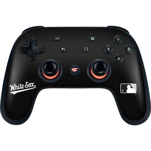 MLB Chicago White Sox - Solid Distressed Google Stadia Controller Skin
