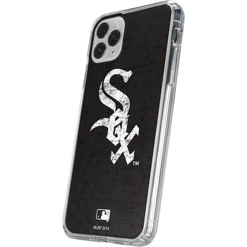 MLB Chicago White Sox - Solid Distressed iPhone 11 Pro Clear Case