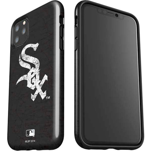 MLB Chicago White Sox - Solid Distressed iPhone 11 Pro Max Impact Case