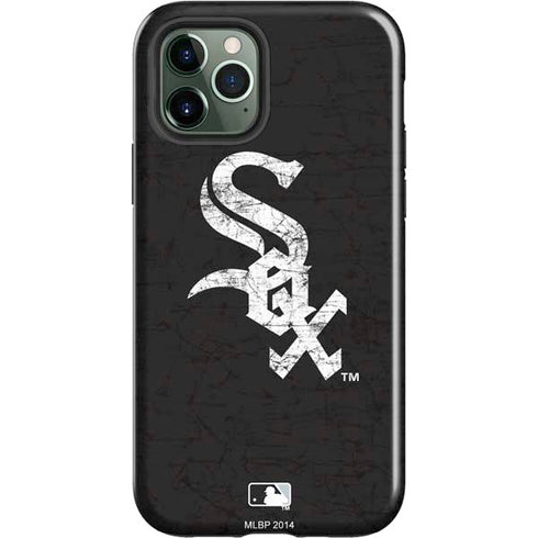 MLB Chicago White Sox - Solid Distressed iPhone 12 Pro Max Impact Case