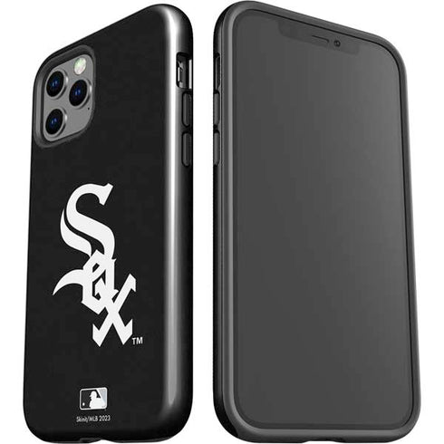 MLB Chicago White Sox - Solid Distressed iPhone 12 Pro Max Impact Case