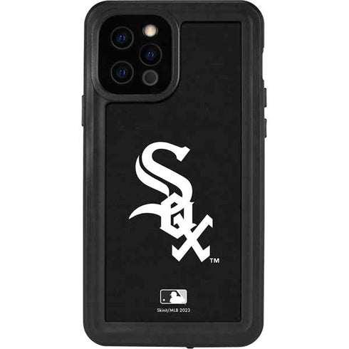 MLB Chicago White Sox - Solid Distressed iPhone 12 Pro Waterproof Case