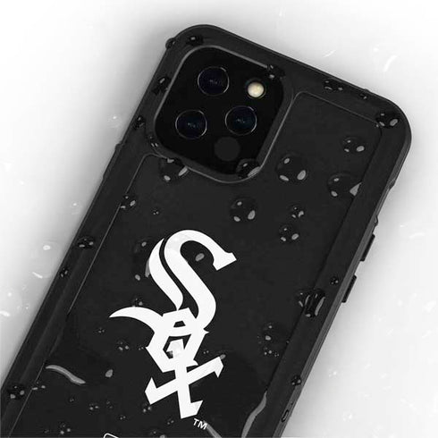 MLB Chicago White Sox - Solid Distressed iPhone 12 Pro Waterproof Case