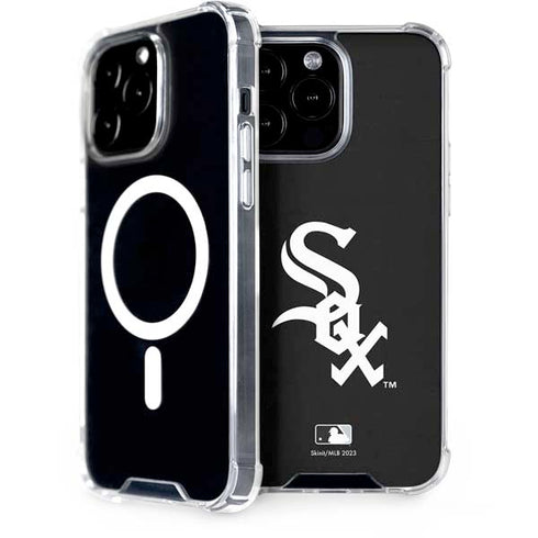 MLB Chicago White Sox - Solid Distressed iPhone 13 Pro Max MagSafe Case