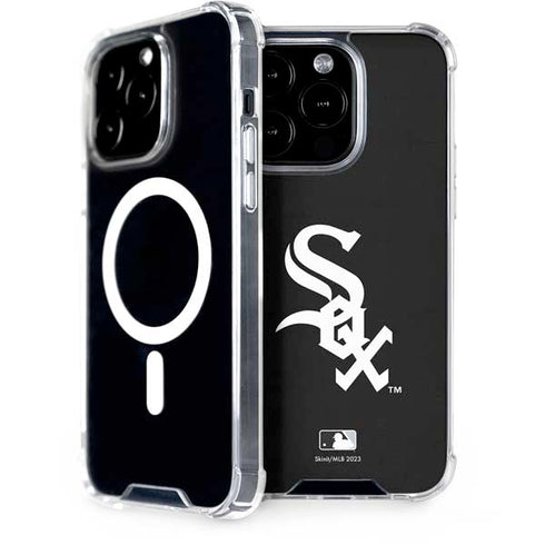 MLB Chicago White Sox - Solid Distressed iPhone 15 Pro MagSafe Case