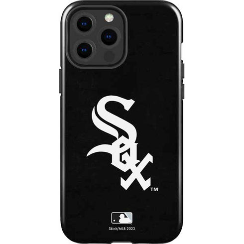 MLB Chicago White Sox - Solid Distressed iPhone 15 Pro Max Impact Case
