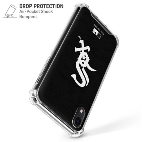 MLB Chicago White Sox - Solid Distressed iPhone XR Clear Case