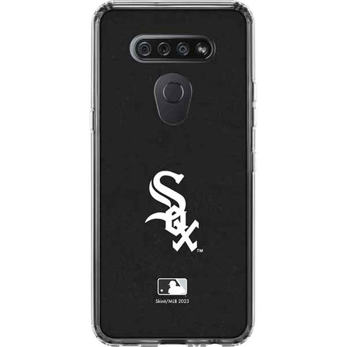 MLB Chicago White Sox - Solid Distressed LG K51/Q51 Clear Case