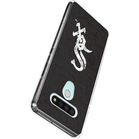 MLB Chicago White Sox - Solid Distressed LG Stylo 6 Clear Case