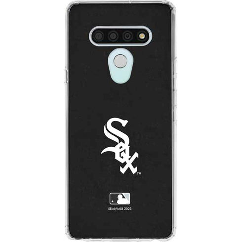 MLB Chicago White Sox - Solid Distressed LG Stylo 6 Clear Case